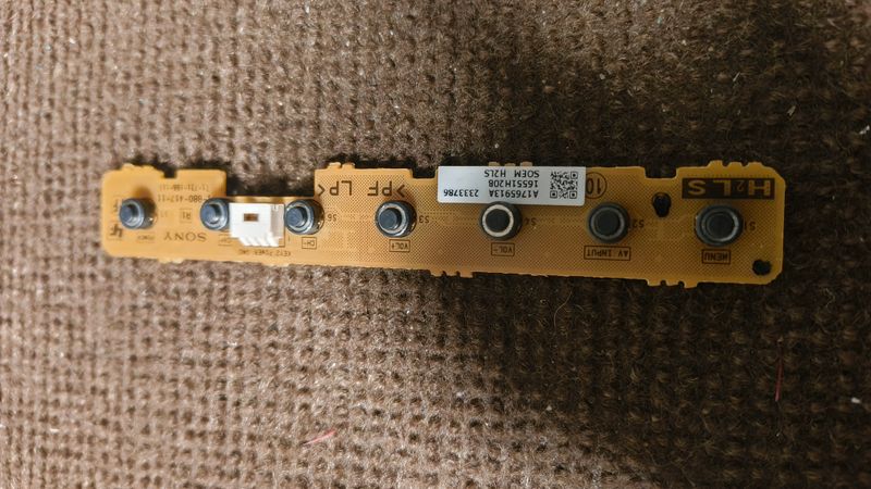Placa de botones para TV Sony KDL-32BX400 afbeelding 2