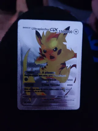 Carta Pokémon Ultrapicchu GX Plateada 1500000