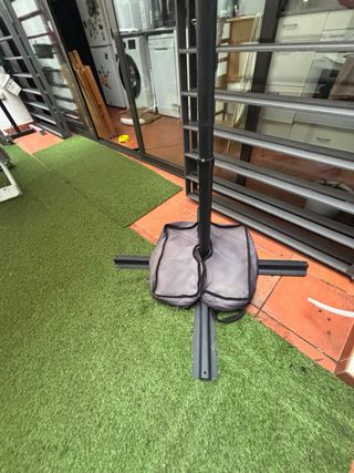 Sombrilla de Jardín Beige y Gris.