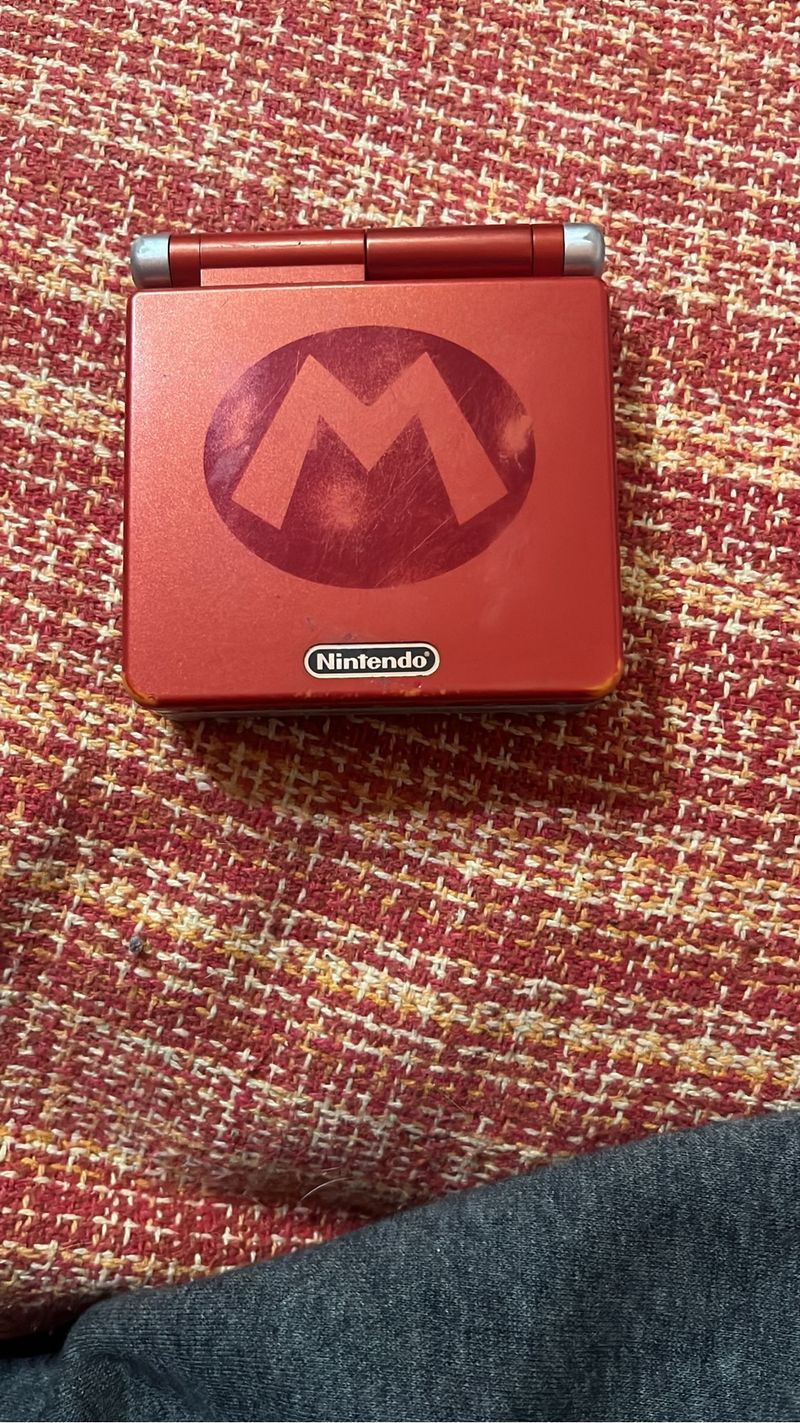 Nintendo Game Boy Advance SP Edición Mario