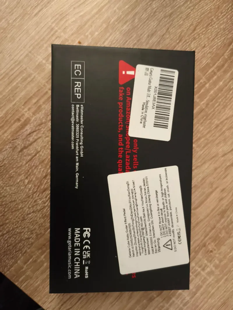 Pedal de efectos Getaria Cubebaby afbeelding 6