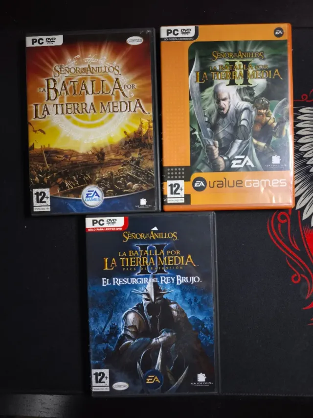 Lote 3 Juegos PC: Señor de los Anillos