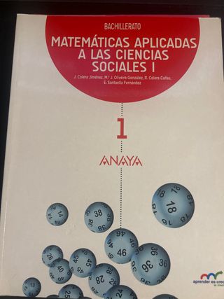 Matemáticas aplicadas a las Ciencias Sociales I.