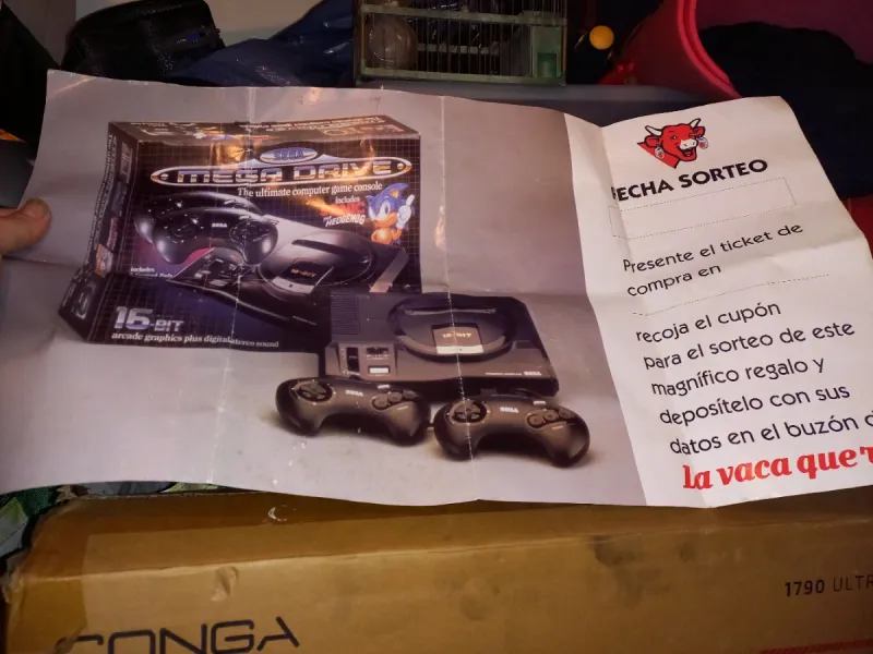 Folleto Sega Mega Drive