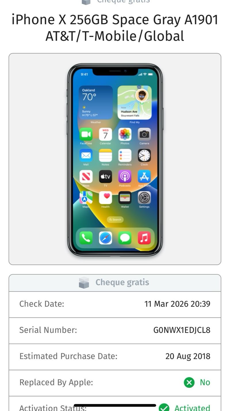 iPhone X 256GB para piezas (leer anuncio) afbeelding 4