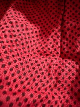 Traje de flamenca niña rojo con puntitos negros