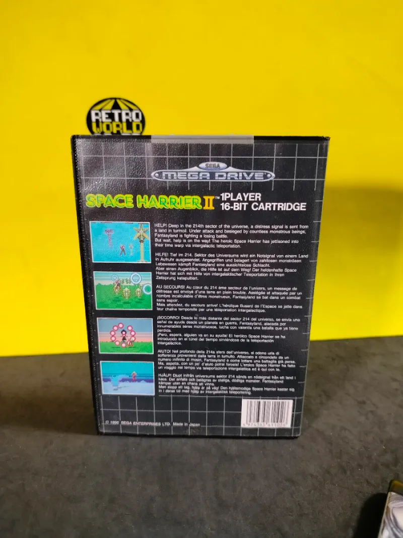 Space Harrier II Mega Drive Sega afbeelding 4