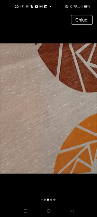 Tenda vintage anni 70