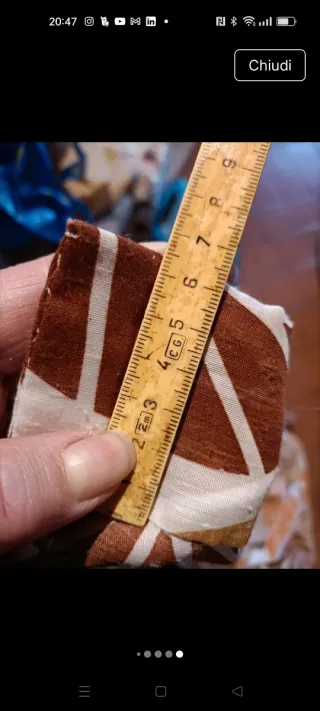 Tenda vintage anni 70