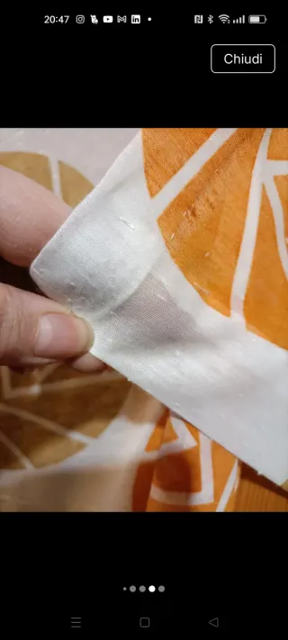 Tenda vintage anni 70