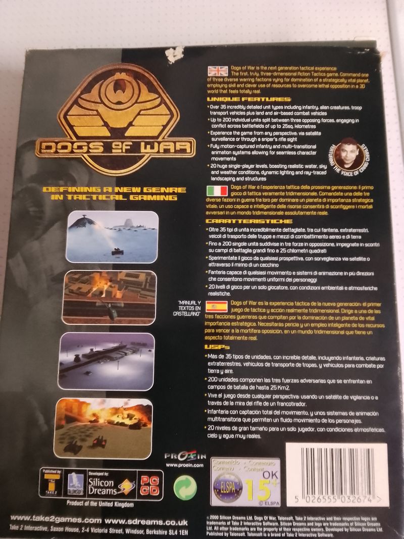 Juego de PC Dogs of War de Silicon Dreams afbeelding 6