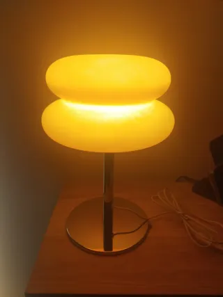 Lámpara naranja doble moderna