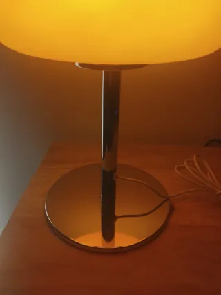 Lámpara naranja doble moderna