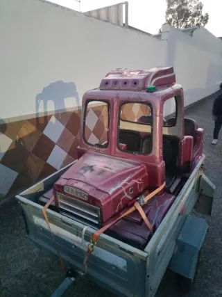 Camión de escalestri de fibra