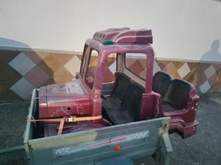 Camión de escalestri de fibra