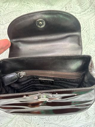 Borsetta Prada Vernice Marrone Rara