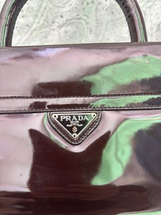 Borsetta Prada Vernice Marrone Rara
