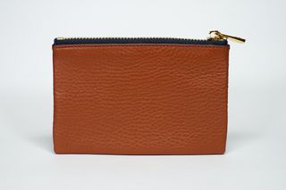 Monedero de cuero BIMBA y LOLA color marrón