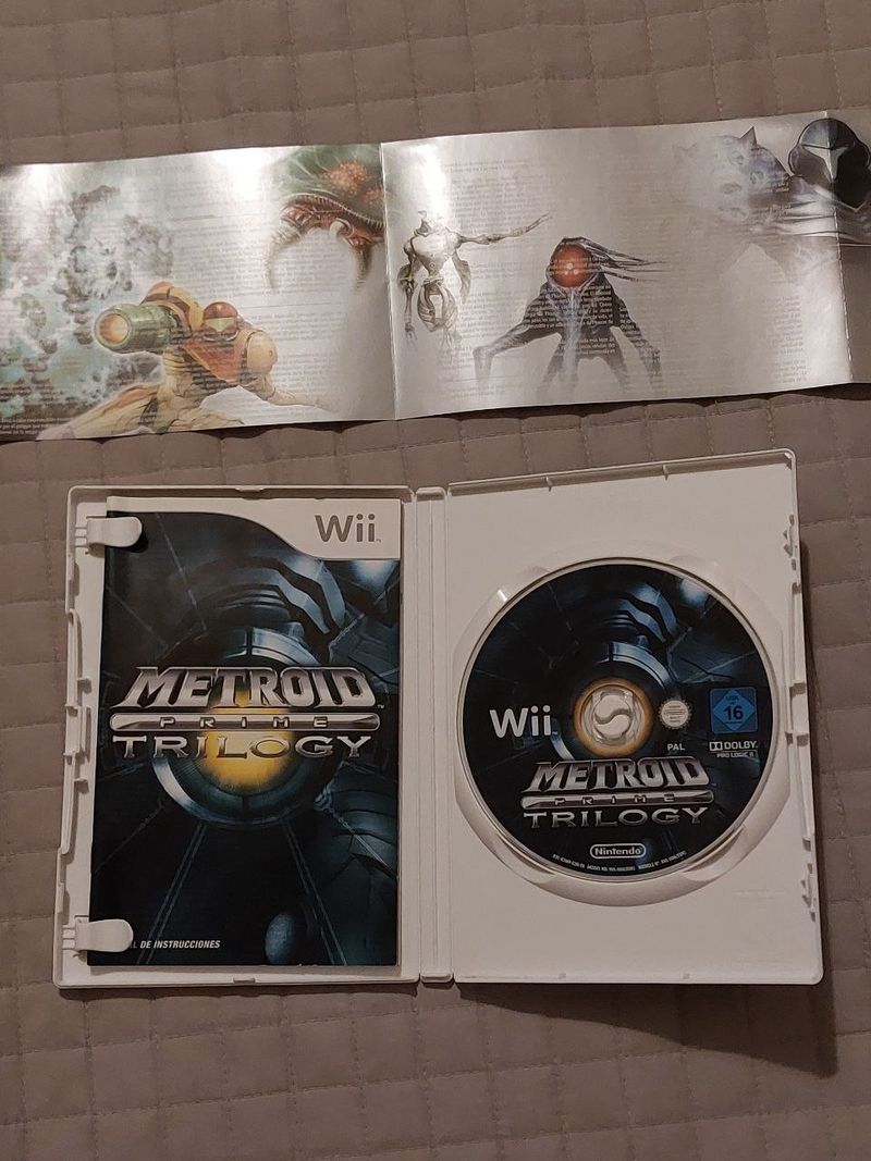 Metroid Prime Trilogy Wii PAL Edición Coleccionist afbeelding 3
