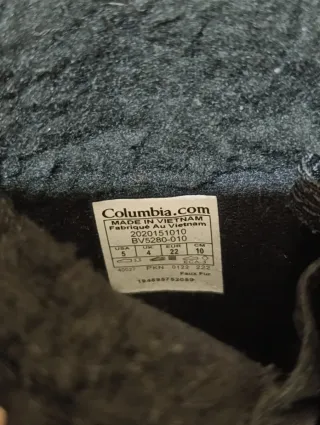 Botas de nieve Columbia para bebé Talla 22.