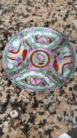 Plato decorativo chino porcelana
