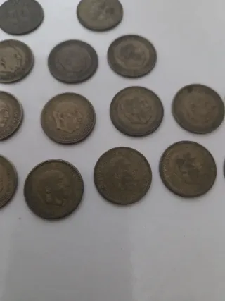 Monedas 1 peseta Franco lote