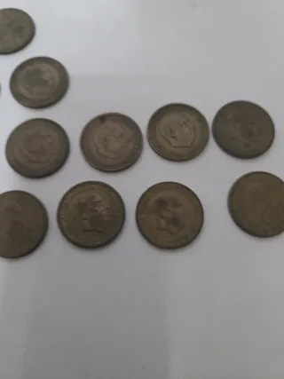 Monedas 1 peseta Franco lote