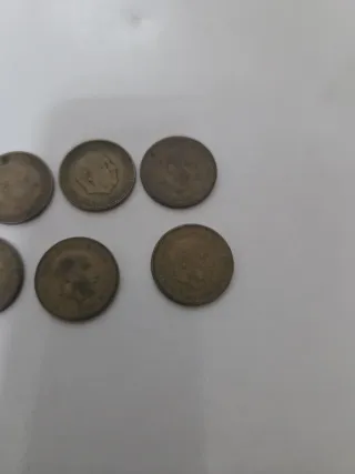 Monedas 1 peseta Franco lote