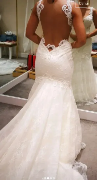 Vestido Novia Alta Costura Blanco