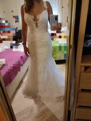 Vestido Novia Alta Costura Blanco