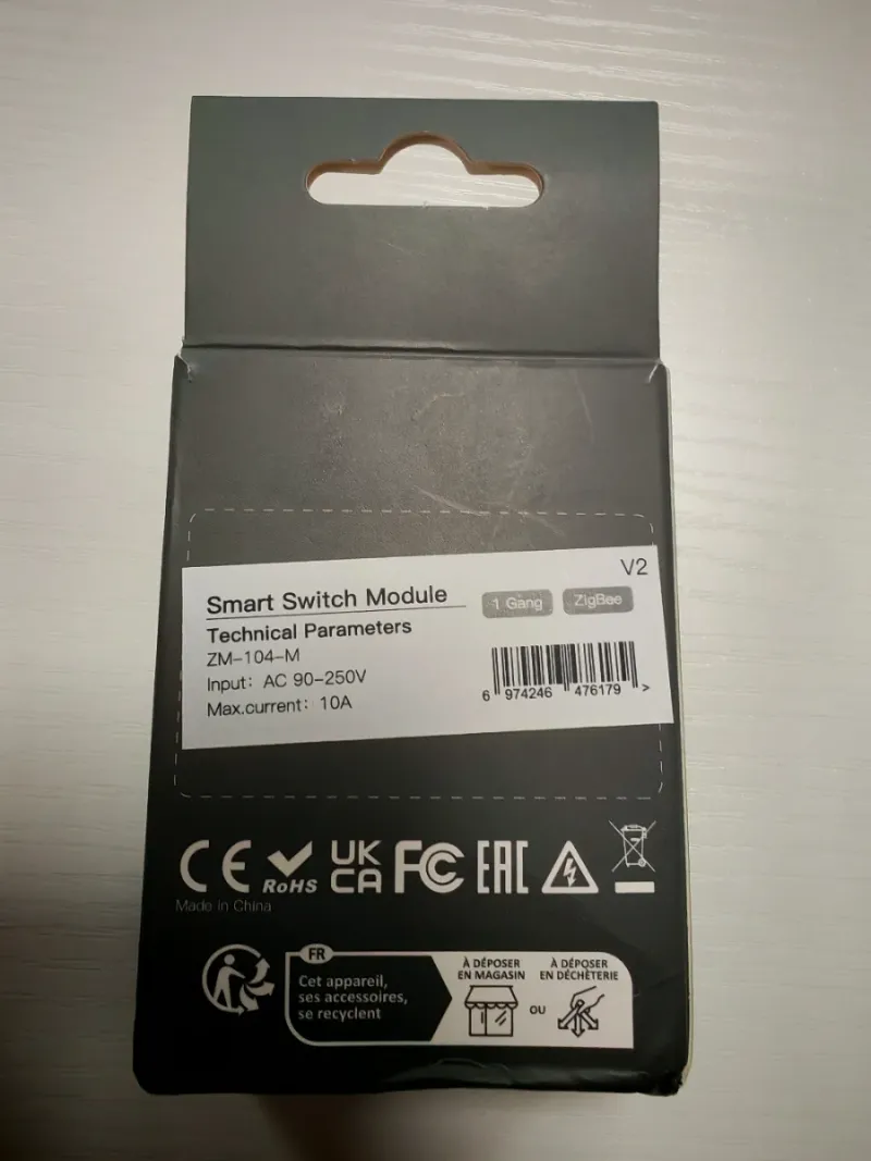 Módulo Mini Smart Switch ZigBee 3.0 Moes afbeelding 2