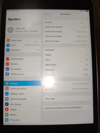 Apple iPad mini 2 Plata