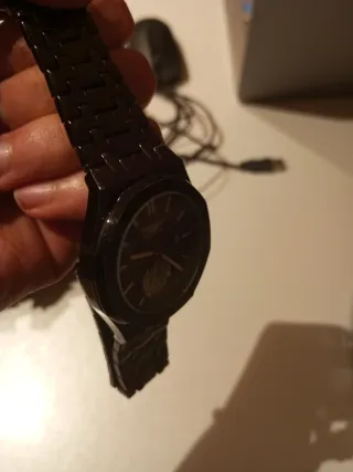 Reloj Elegante Negro Hombre Sin Estrenar
