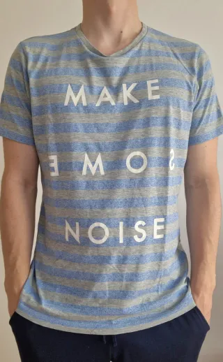 Camiseta rayas hombre