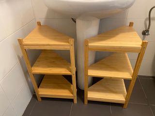 Estantería Rinconera Ikea Bambú