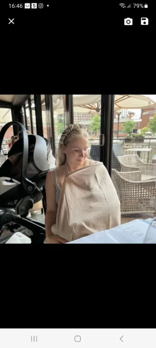 Funda lactancia transpirable