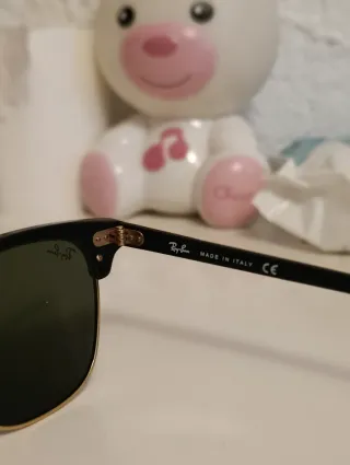 Gafas de sol Ray-Ban Clubmaster Negro/Dorado