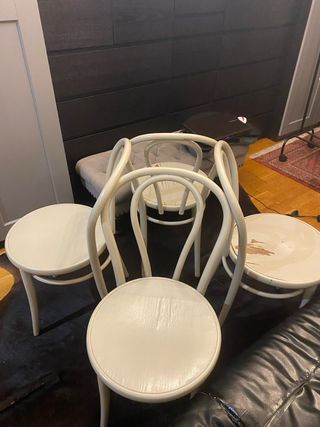 Sillas de madera mediados sigloXX Thonet 4