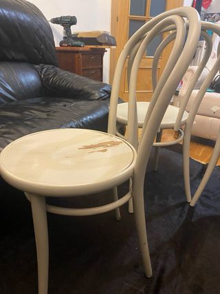 Sillas de madera mediados sigloXX Thonet 4