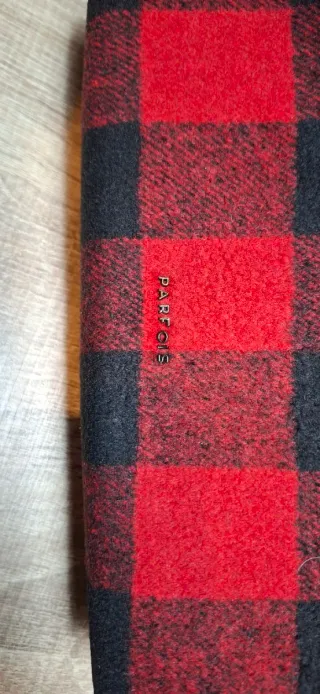 Bolso Parfois cuadros rojo y negro