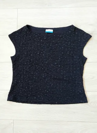 Talla 44-46 - Top B con B negro con brillos