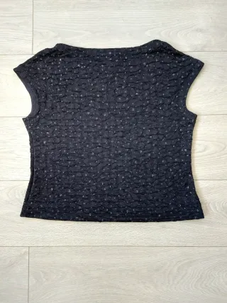 Talla 44-46 - Top B con B negro con brillos