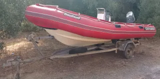 Barca semirrígida Zodiac 490 con motor Yamaha