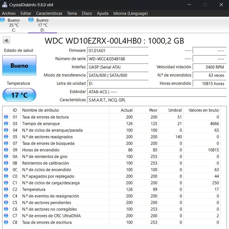 Disco Duro WD 1TB SATA WD10EZRX afbeelding 3