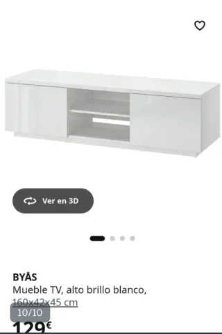Mueble TV Ikea Blanco