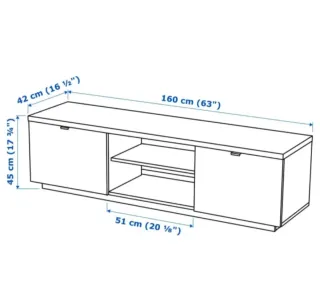 Mueble TV Ikea Blanco