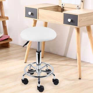 Taburete giratorio H 49-64 cm con reposapiés