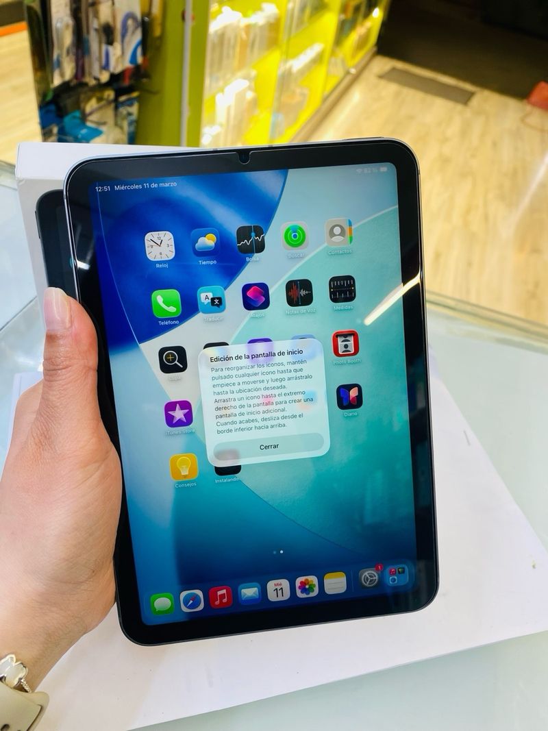 iPad mini WiFi + Cel 128GB Gris afbeelding 3