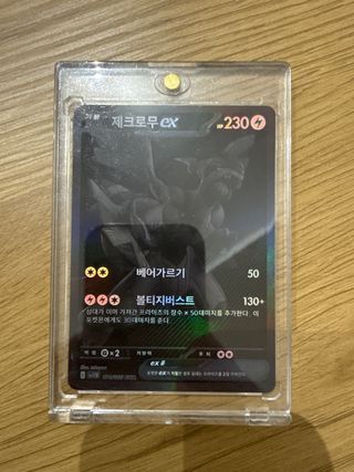 Carta Pokémon EX Zekrom HP 230 coreano