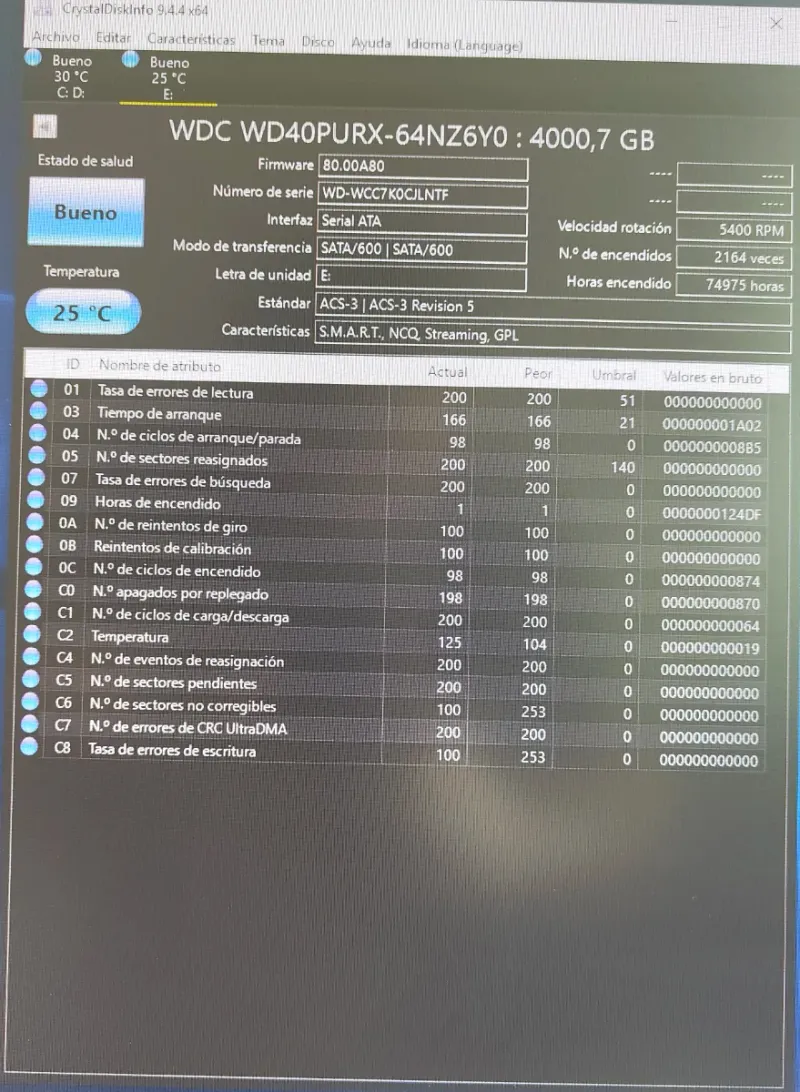 Disco Duro WDC 4TB afbeelding 2